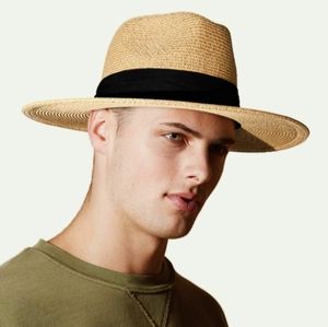 😎 Bestseller New Mens Khaki Straw Beach Hat 🏖️
